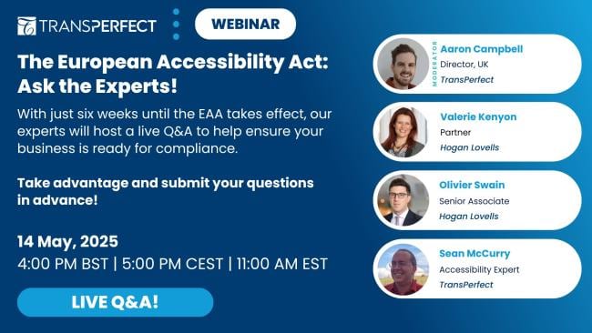 The European Accessibility Act: Ask The Experts